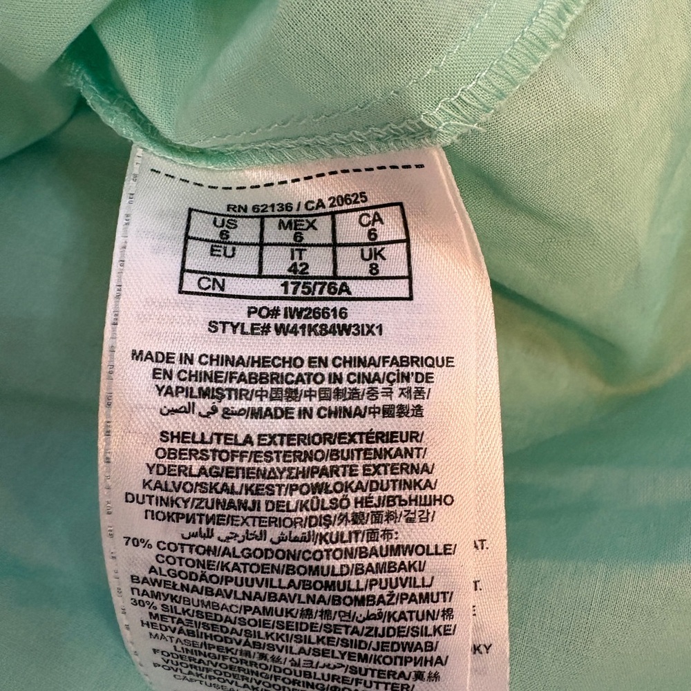 NWT Vintage Guess Green Eyelet Lace-Up Dress Sz Small Fairy Princess $108 Retai - Picture 12 of 13